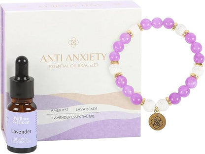 CRYSTAL ESSENTIAL OIL BRACELET SET