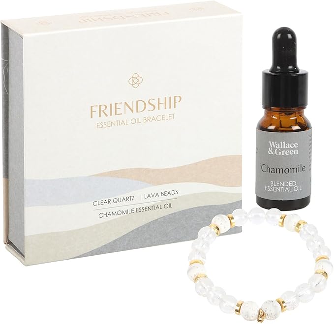 CRYSTAL ESSENTIAL OIL BRACELET SET