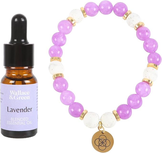 CRYSTAL ESSENTIAL OIL BRACELET SET