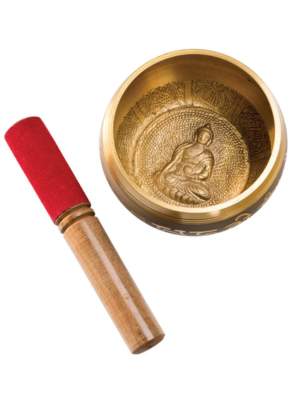 BRASS BUDDHA SINGING BOWL