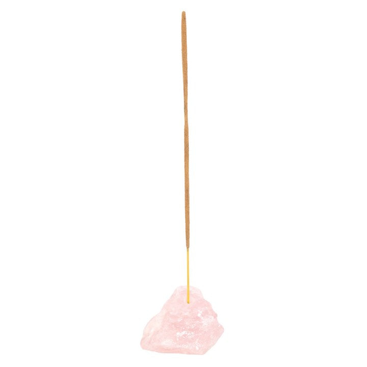 ROSE QUARTZ INCENSE HOLDER