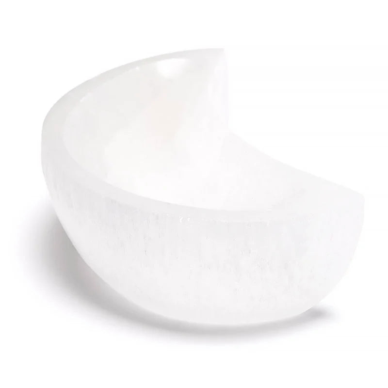 SELENITE CRESCENT MOON BOWL